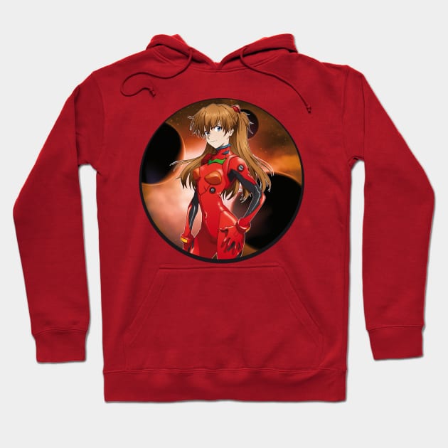 Shikinami Asuka Langely Hoodie by YueGraphicDesign